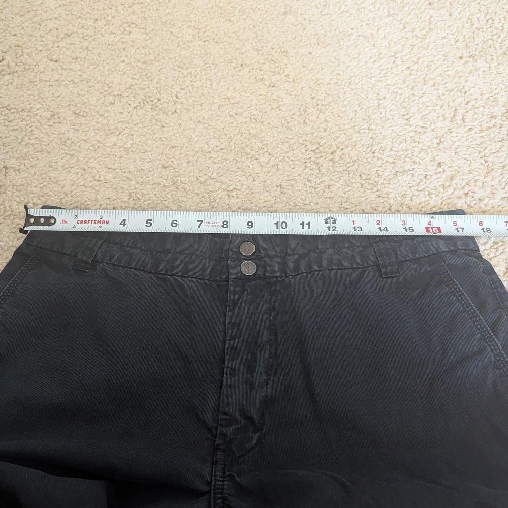 John Varvatos Black Corduroy Pants Wide leg - Picture 2 of 8
